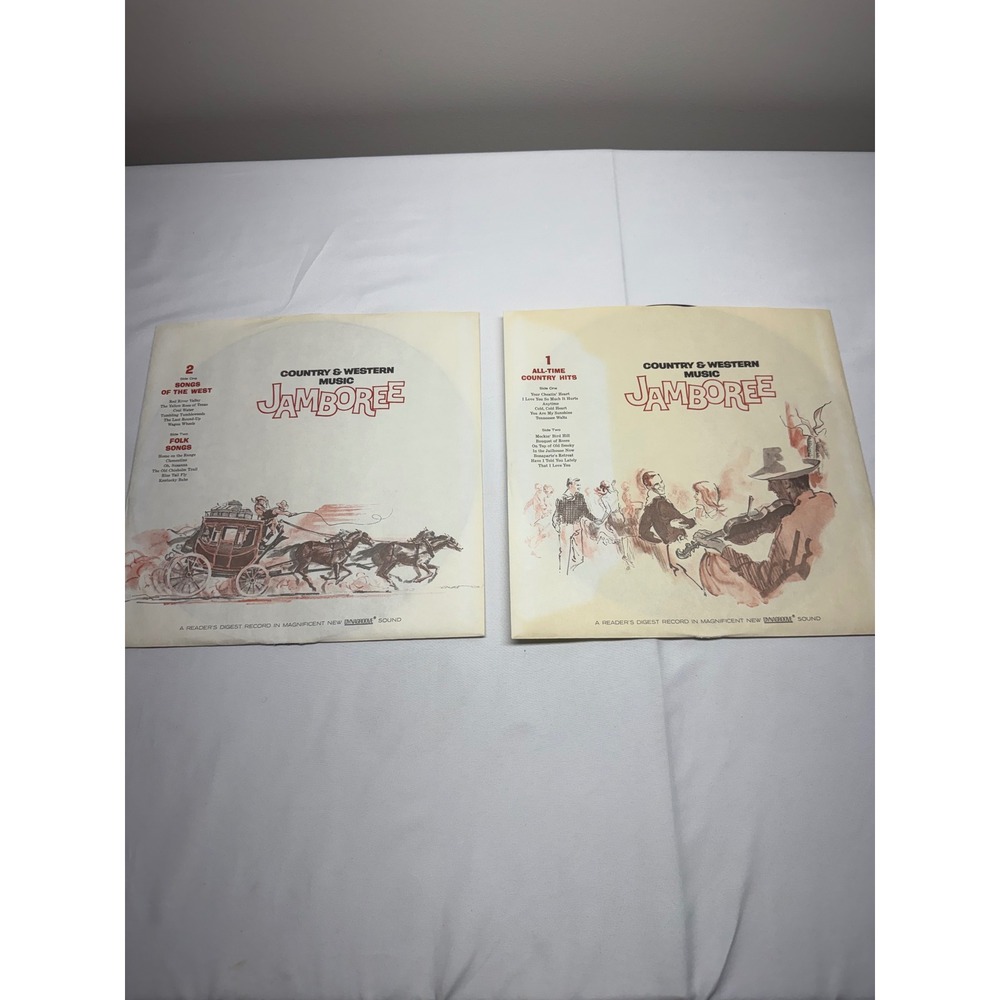 Readers Digest Country Western Music Jamboree RCA Vinyl Records Bobby Sykes 2LP